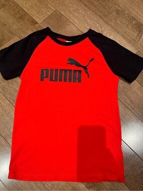 🎉BUNDLE 10 for $30🎉 Puma Kids • Red & Black Logo Tee